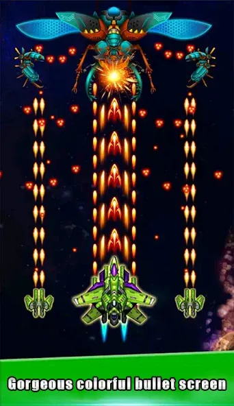 Galaxy Attack - space shooting (Гэлакси Атак)  [МОД Бесконечные деньги] Screenshot 4