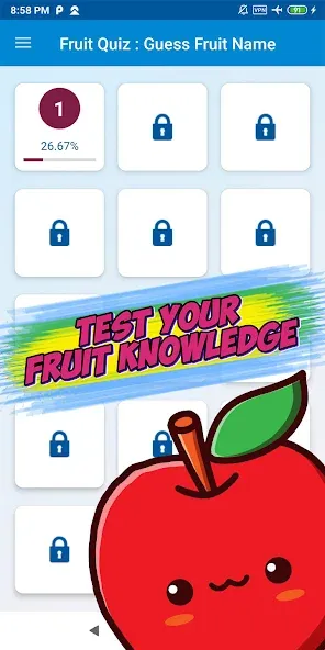 Guess the fruit name game  [МОД Mega Pack] Screenshot 2