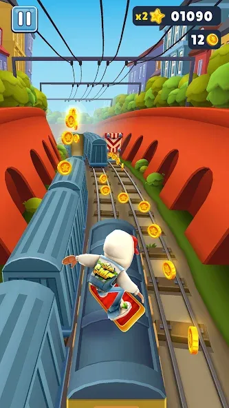 Subway Surfers (абвей Серферс)  [МОД Бесконечные монеты] Screenshot 2