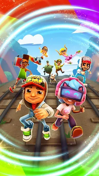 Subway Surfers (абвей Серферс)  [МОД Бесконечные монеты] Screenshot 5