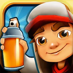 Скачать взломанную Subway Surfers (абвей Серферс)  [МОД Бесконечные монеты] - стабильная версия apk на Андроид