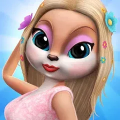 Скачать взломанную Talking Cat Kimmy Superstar  [МОД Mega Pack] - полная версия apk на Андроид