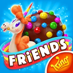 Взломанная Candy Crush Friends Saga (Кенди Краш Френдс Сага)  [МОД Unlocked] - стабильная версия apk на Андроид