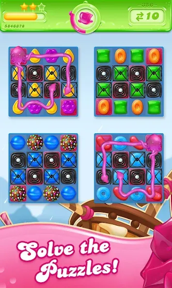 Candy Crush Jelly Saga (Кенди Краш Джелли Сага)  [МОД Unlocked] Screenshot 4