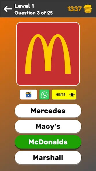 Logo Game: Multiple Choice  [МОД Много монет] Screenshot 3