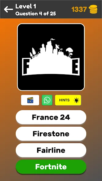 Logo Game: Multiple Choice  [МОД Много монет] Screenshot 4