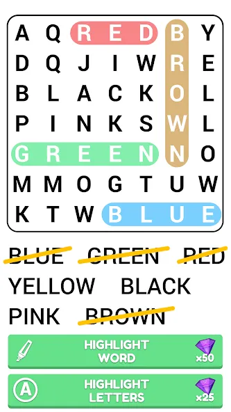 Word Search Puzzle Game  [МОД Menu] Screenshot 2