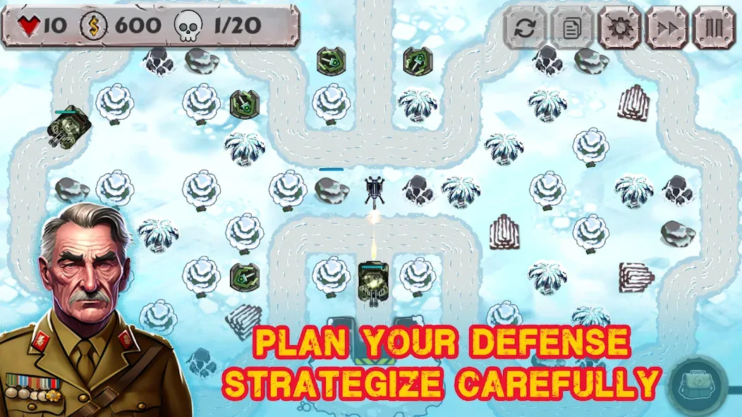 Battle Strategy: Tower Defense  [МОД Много монет] Screenshot 1