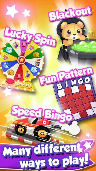 Bingo PartyLand 2: Bingo Games (Бинго Патиленд 2)  [МОД Бесконечные монеты] Screenshot 3