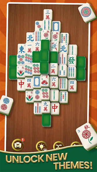 Mahjong Solitaire - Master (Маджонг Солитер)  [МОД Menu] Screenshot 3