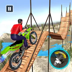 Взлом Bike Stunt Game: Tricks Master  [МОД Меню] - последняя версия apk на Андроид