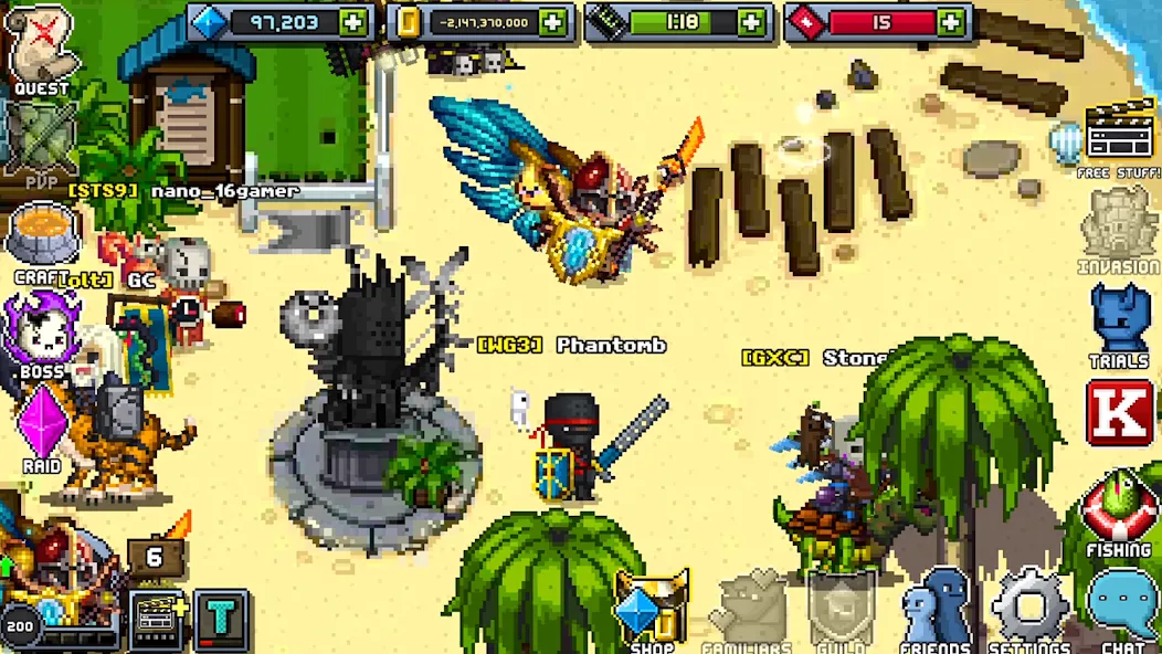 Bit Heroes Quest: Pixel RPG (Бит Хероес Квест)  [МОД Mega Pack] Screenshot 4