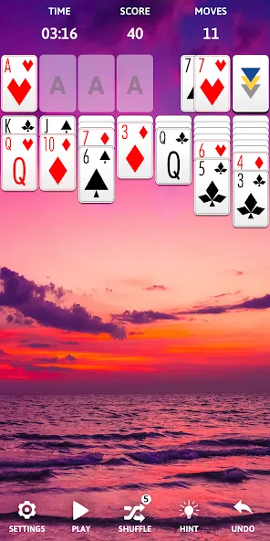 Solitaire Classic Era Games  [МОД Меню] Screenshot 5