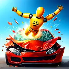 Взлом Realistic Car Crash Simulator (Реалистичный симулятор автокатастроф)  [МОД Все открыто] - стабильная версия apk на Андроид