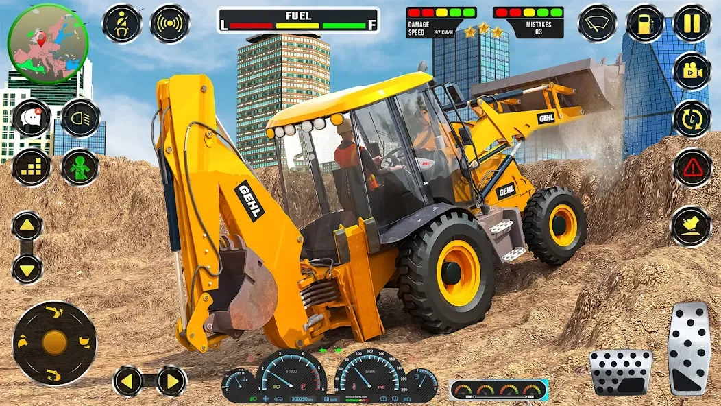 Real JCB Construction Games 3D  [МОД Много денег] Screenshot 5