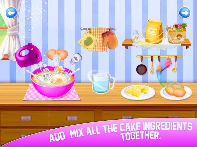 Cake Maker Sweet Bakery Games  [МОД Бесконечные деньги] Screenshot 3