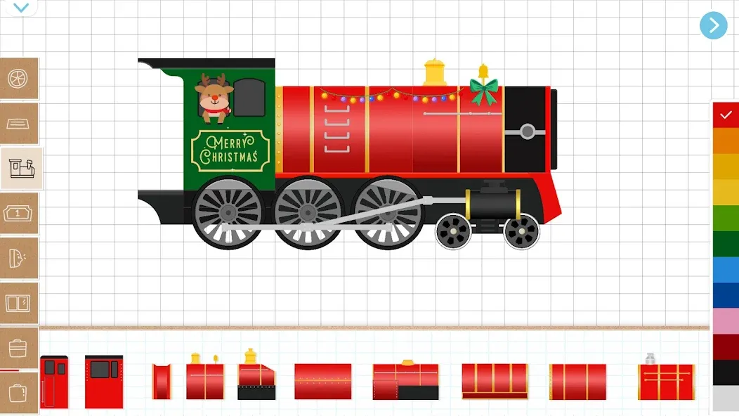 Christmas Train Game For Kids  [МОД Unlocked] Screenshot 2