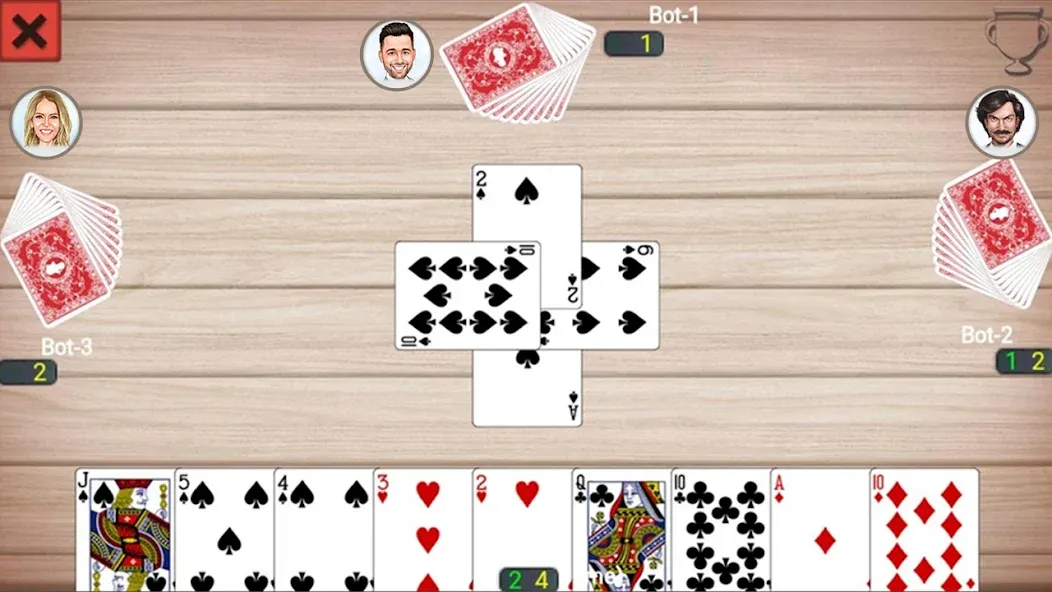 Callbreak Prince: Card Game (Каллбрейк Принц)  [МОД Menu] Screenshot 1