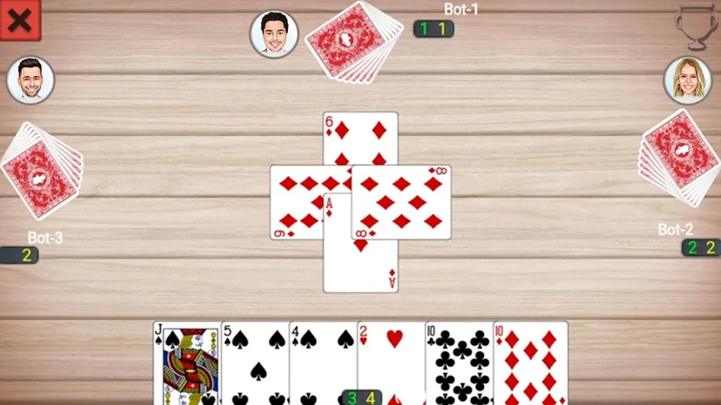 Callbreak Prince: Card Game (Каллбрейк Принц)  [МОД Menu] Screenshot 4