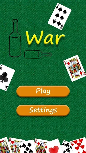 War - card game  [МОД Menu] Screenshot 1