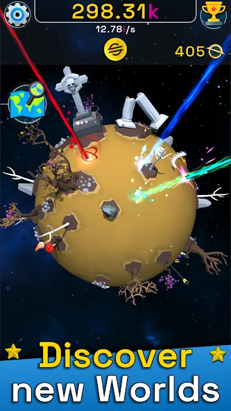 Planet Evolution: Idle Clicker (Планета Эволюция)  [МОД Mega Pack] Screenshot 2