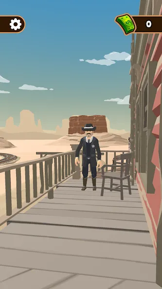 Western Cowboy: Shooting Game (Вестерн Каубой)  [МОД Много монет] Screenshot 1