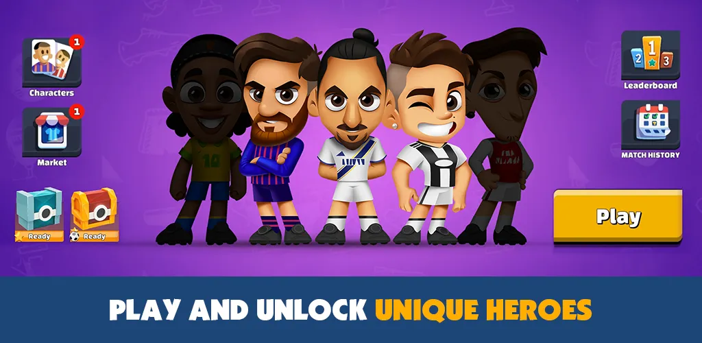 Super Soccer 3v3 (Online) (упер футбол 3 на 3)  [МОД Меню] Screenshot 3