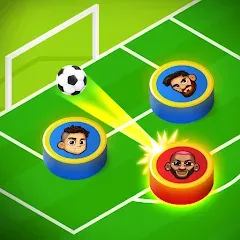 Взломанная Super Soccer 3v3 (Online) (упер футбол 3 на 3)  [МОД Меню] - стабильная версия apk на Андроид