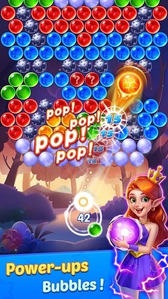 Bubble Shooter Genies  [МОД Все открыто] Screenshot 5