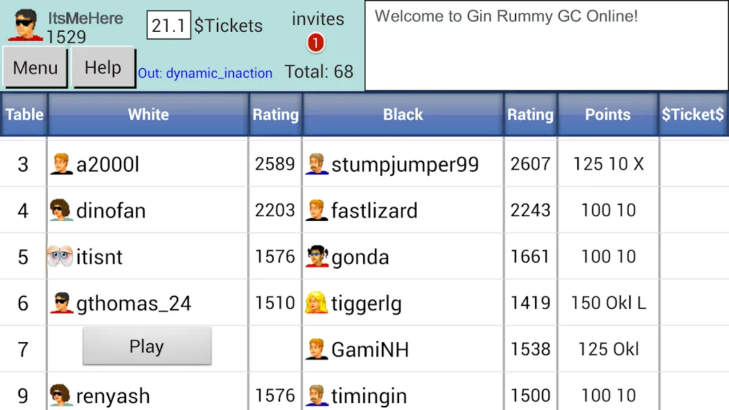 Gin Rummy GC Online (Джин Рамми Онлайн)  [МОД Все открыто] Screenshot 2