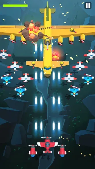 Burning Sky: Aircraft Combat (Бернинг Скай)  [МОД Меню] Screenshot 5