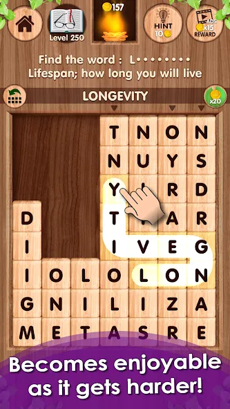 Falling Word Games - Addictive (Фоллинг Уорд Геймс)  [МОД Много монет] Screenshot 5