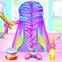 Скачать взлом Braided Hair Salon Girls Games  [МОД Menu] - полная версия apk на Андроид