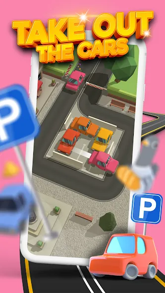 Parking Jam 3D (Парковочный затор 3D)  [МОД Много денег] Screenshot 1