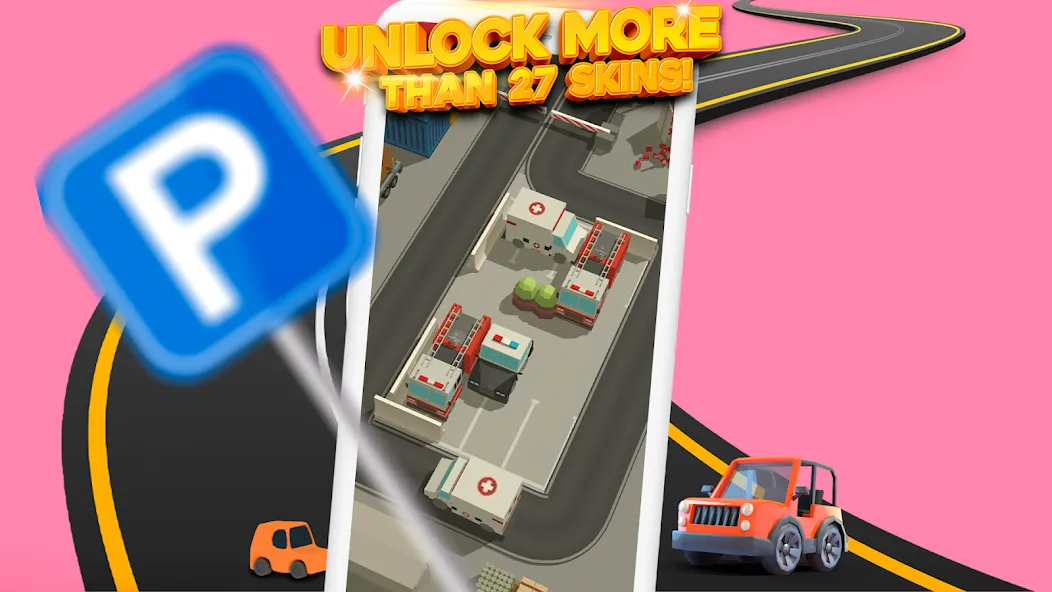 Parking Jam 3D (Парковочный затор 3D)  [МОД Много денег] Screenshot 3