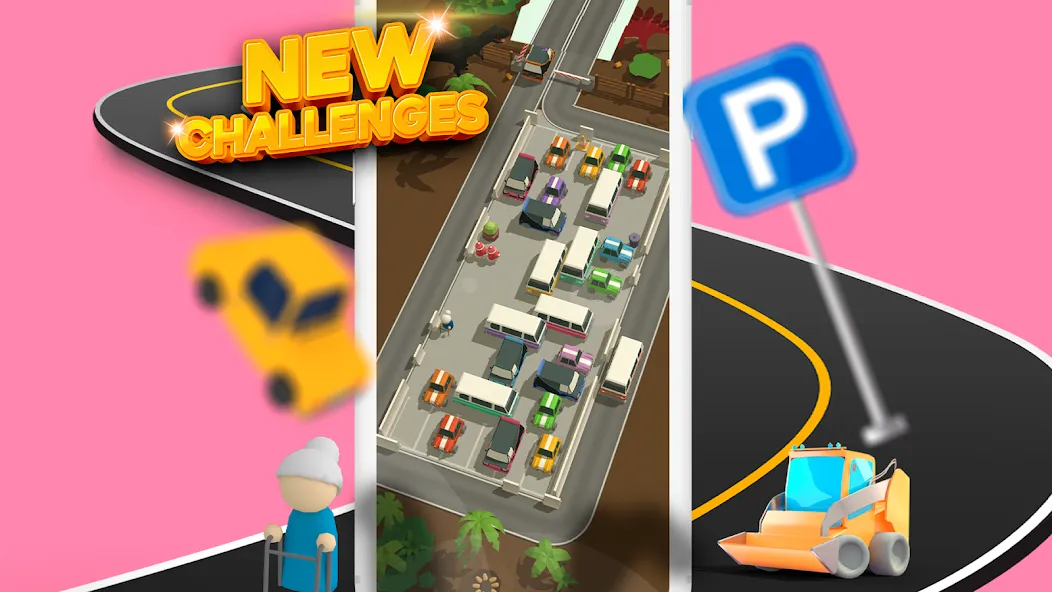 Parking Jam 3D (Парковочный затор 3D)  [МОД Много денег] Screenshot 4