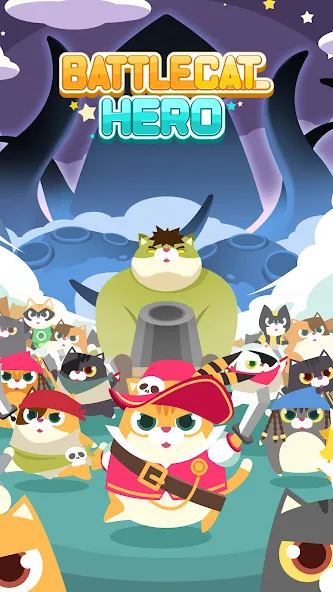 Battle Cat Hero (Баттл Кэт Герой)  [МОД Unlocked] Screenshot 1