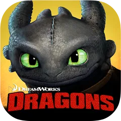 Скачать взломанную Dragons: Rise of Berk (Драгонс)  [МОД Mega Pack] - стабильная версия apk на Андроид