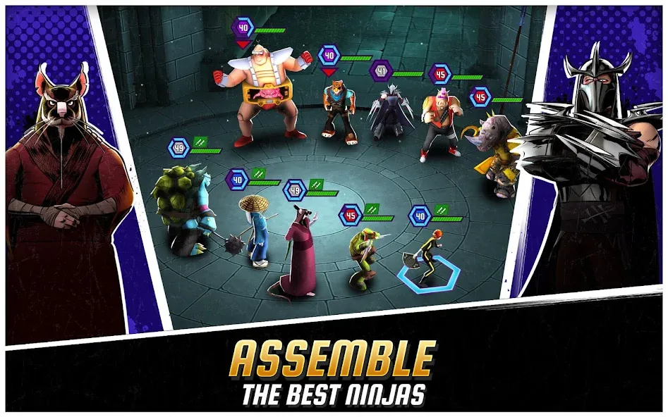 Ninja Turtles: Legends  [МОД Unlocked] Screenshot 1