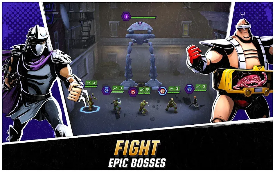 Ninja Turtles: Legends  [МОД Unlocked] Screenshot 2