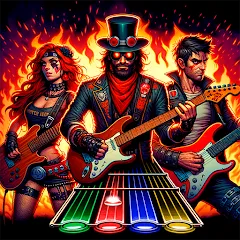 Скачать взломанную Guitar Hero Mobile: Music Game (Гитар Хиро Мобайл)  [МОД Меню] - стабильная версия apk на Андроид