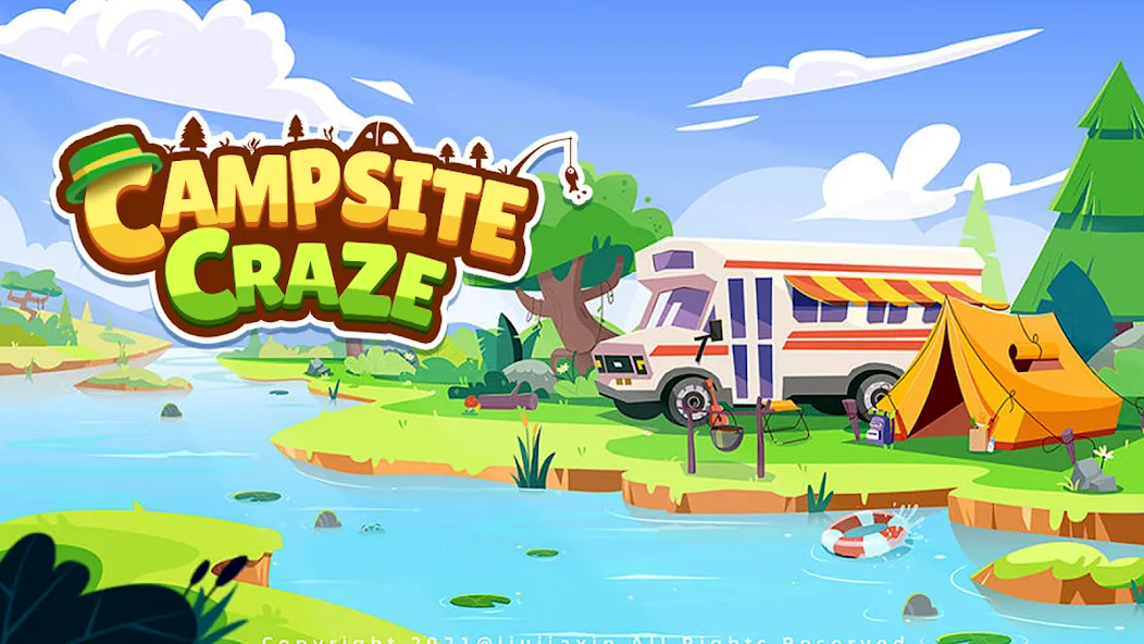 Campsite Craze: Puzzle Merge (Кемпинговая Лихорадка)  [МОД Много монет] Screenshot 1