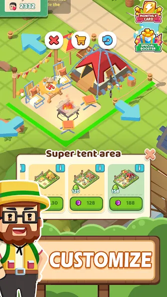 Campsite Craze: Puzzle Merge (Кемпинговая Лихорадка)  [МОД Много монет] Screenshot 5