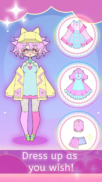 Moon's Closet dress up game  [МОД Mega Pack] Screenshot 2