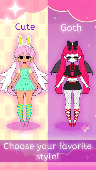 Moon's Closet dress up game  [МОД Mega Pack] Screenshot 3