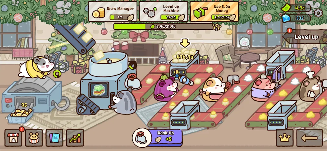 Hamster Cookie Factory  [МОД Unlocked] Screenshot 5