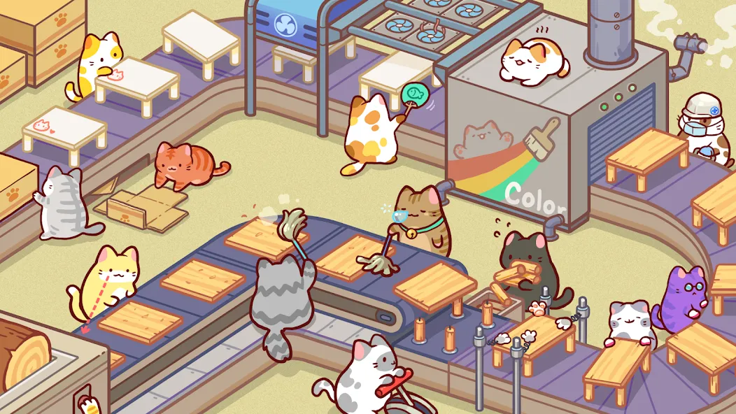 Kitty Cat Tycoon (Китти Кэт Тайкун)  [МОД Бесконечные деньги] Screenshot 4