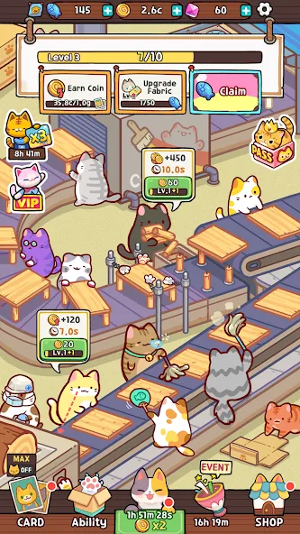 Kitty Cat Tycoon (Китти Кэт Тайкун)  [МОД Бесконечные деньги] Screenshot 5