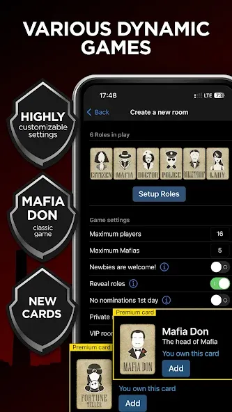 Mafia Online With Video Chat  [МОД Все открыто] Screenshot 4