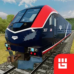 Скачать взлом Train Simulator PRO USA (Трейн Симулятор ПРО США)  [МОД Все открыто] - последняя версия apk на Андроид